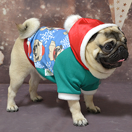 サンタ帽パーカー